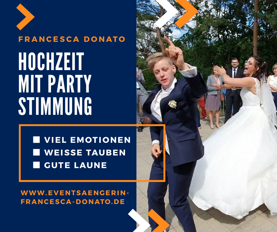 Hochzeit mit Partystimmung - Event- und Hochzeitssängerin Francesca Donato