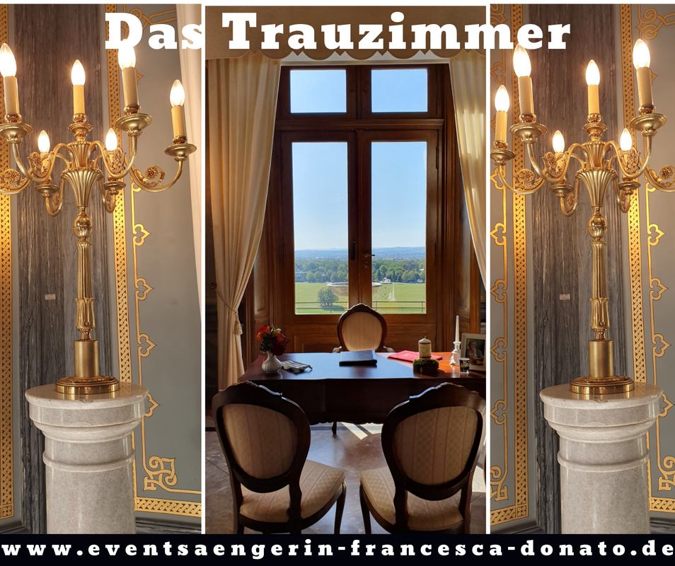 das Trauzimmer vom Schloss Albrechtsberg